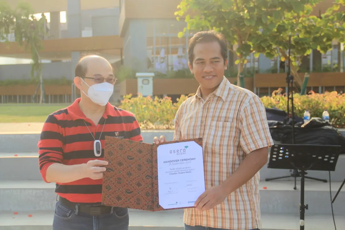 Handover Ceremony Cluster Asera Nishi