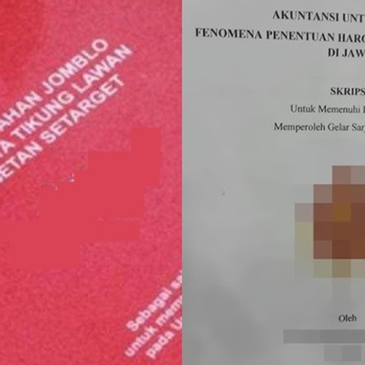 6 Judul Skripsi Ini Nyeleneh Banget, Sukses Bikin Penasaran ...