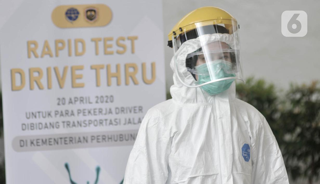 Foto Rapid Test Drive Thru Pengemudi Angkutan Umum News Liputan6 Com