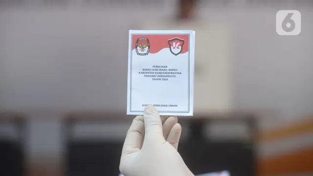 Terapkan Protokol Kesehatan, KPU Gelar Simulasi Pemugutan Suara