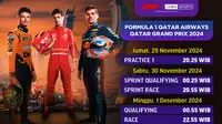 Jadwal dan Link Live Streaming Formula 1 Qatar Airways Qatar Grand Prix 2024 di Vidio Pekan Ini