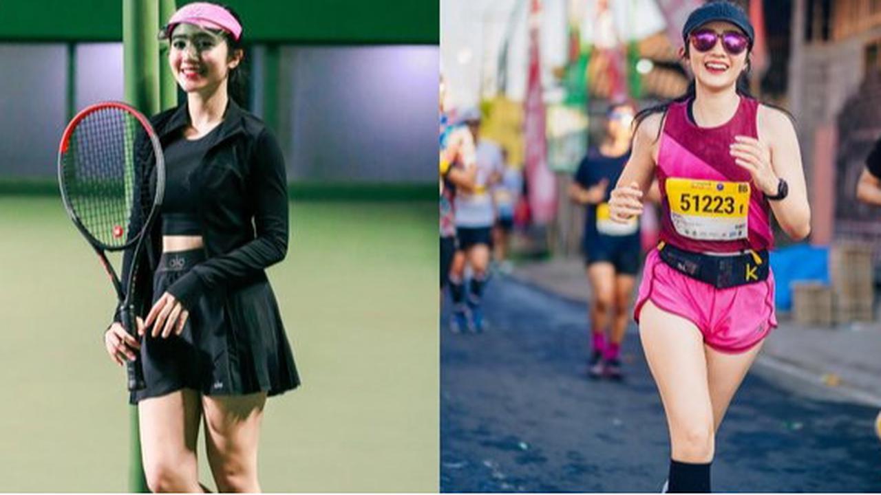 Dari Lari Marathon hingga Main Tenis, Intip Gaya Sporty Febby Rastanty Saat Berolahraga