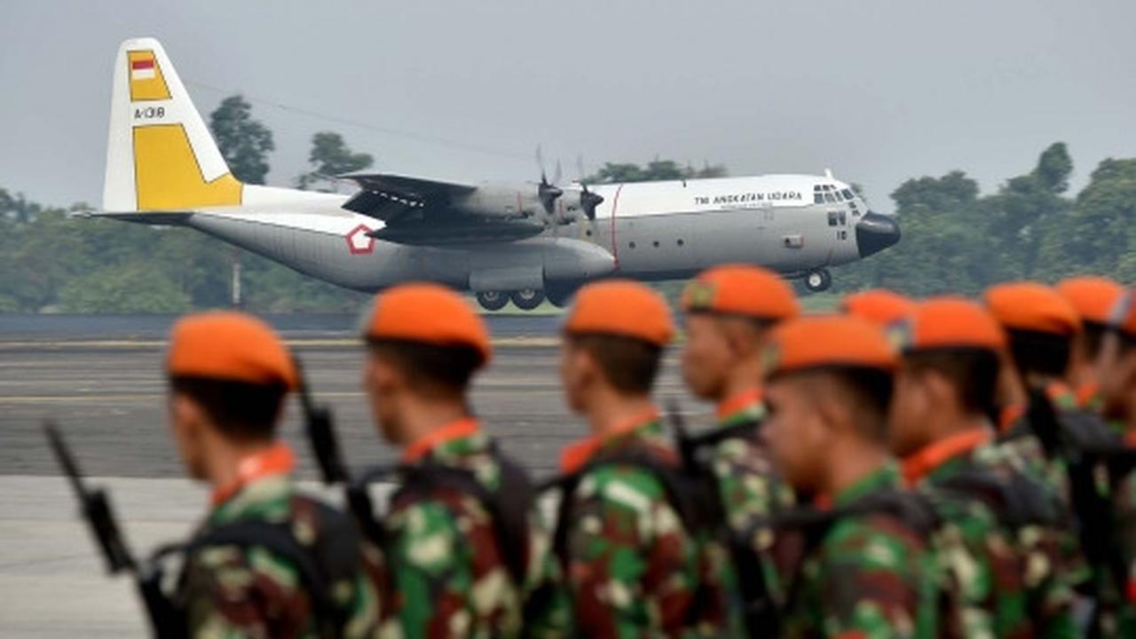 Deretan Hercules C-130 di Lanud Halim Perdanakusuma