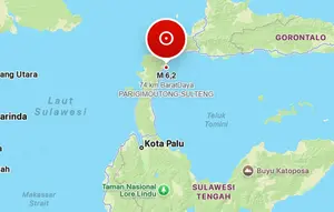 Gempa Magnitudo 6,2 Guncang Parigi Moutong, Tak Berpotensi Tsunami