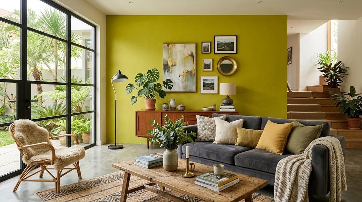 Dekorasi Rumah Cat Hijau Agar Terlihat Elegan/AI Generated