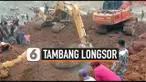 Longsor terjadi di area pertambangan tanah clay di kawasan Gunung Sariak, Padang. Dua pekerja ditemukan tewas tertimbun bersamaan dengan eskavator.