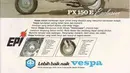 Sloban "Lebih baik naik Vespa" selalu digaungkan di setiap iklan Vespa. (Source: id.pinterest.com)