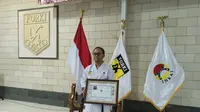 Kepala Pusat Pelaporan dan Analisis Transaksi Keuangan (PPATK) Ivan Yustiavandana mendapatkan anugerah Tingkatan Dan 7 Kehormatan Institut Karate-Do Indonesia (Inkai) (Istimewa)