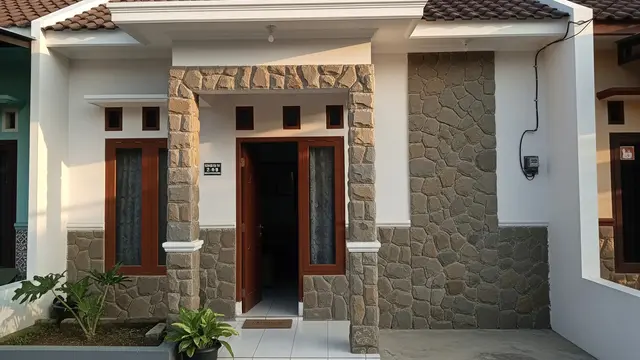 9 Inspirasi Fasad Rumah Perumnas agar Tidak Terlihat Monoton, Elegan tanpa Renovasi Besar