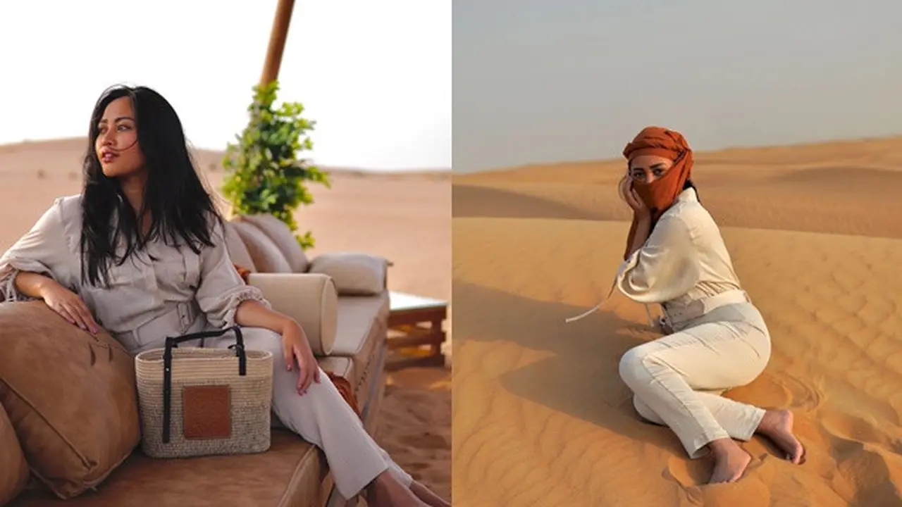 6 Momen Seru Rachel Vennya Liburan di Dubai, Curi Perhatian