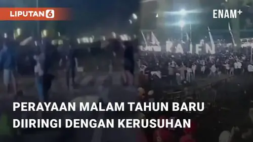 VIDEO: Perayaan Malam Tahun Baru Diiringi Dengan Kerusuhan Warga di Pekalongan