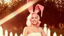 Menurut kamu bagaimana penampilan Miley Cyrus dalam kostum Paskahnya? (instagram/mileycyrus)