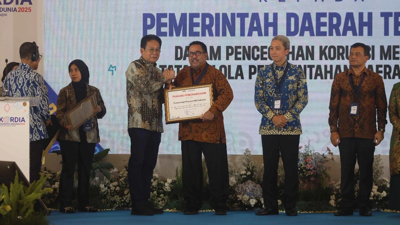 Pemprov DKI Raih Peringkat Pertama Pemerintah Daerah Terbaik dalam Pencegahan Korupsi