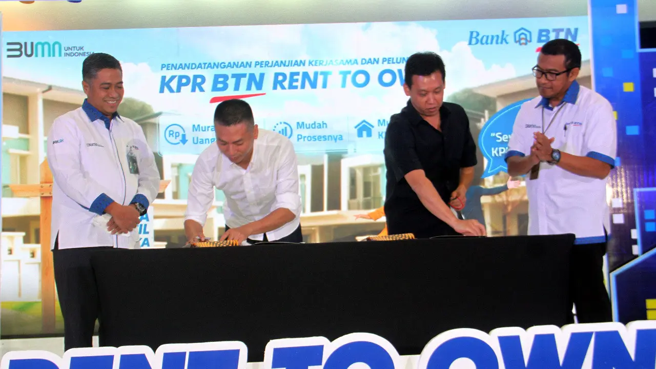PT Bank Tabungan Negara (Persero) Tbk atau BTN meluncurkan program KPR BTN Rent To Own.