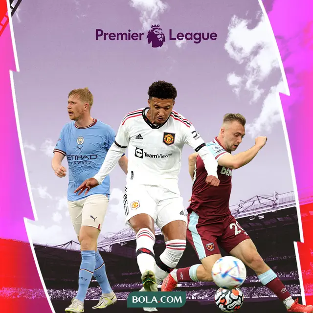 Premier League - Kevin de Bruyne, Jadon Sancho, Jarrod Bowen