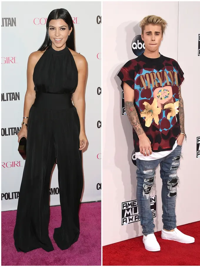 Kourtney Kardashian dan Justin Bieber 