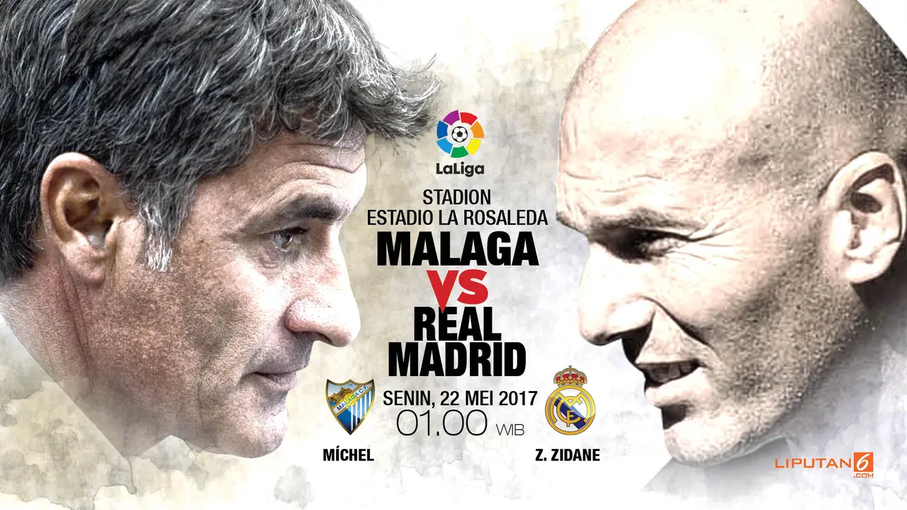 Malaga vs Real Madrid. 