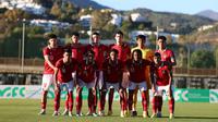 Timnas Indonesia U-20 berhasil mengimbangi Malaga dengan skor 0-0 pada laga uji coba yang digelar di Marbella Football Center Malaga, Rabu (23/11/2022) malam WIB. (dok. PSSI)