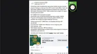 Cek Fakta: Tidak Benar Tautan Pendaftaran BLT UMKM Rp 50 Juta