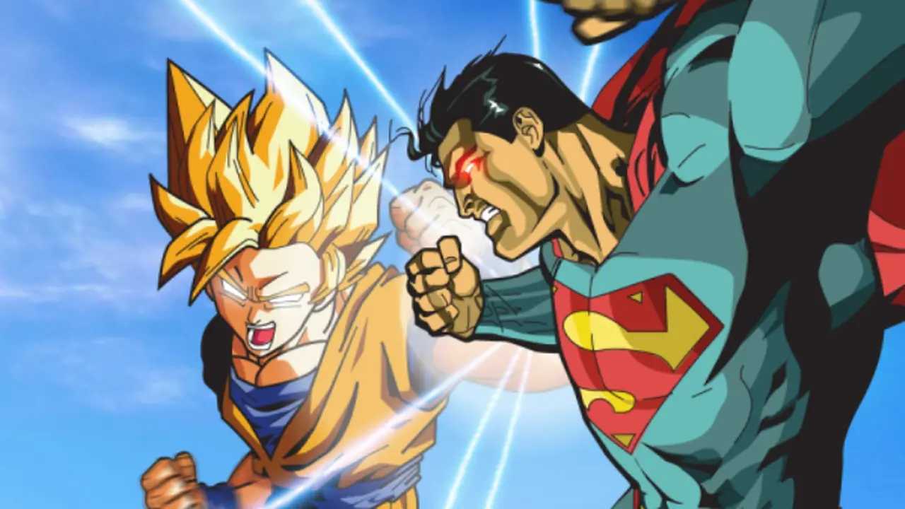 Tonton Pertarungan Goku dan Superman pada Animasi Kertas nan Unik