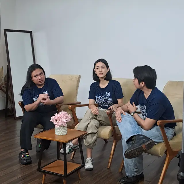 Keanu, Nurra Datau, dan Angga Yunanda (Fimela.com/ferina)