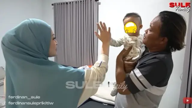 6 Momen Sule Jenguk Baby Adzam, Kunjungi Rumah Nathalie Holscher