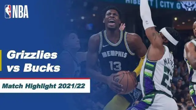 Berita Video, Highlights NBA antara Memphis Grizzlies Vs Milwaukee Bucks pada Minggu (27/3/2022)