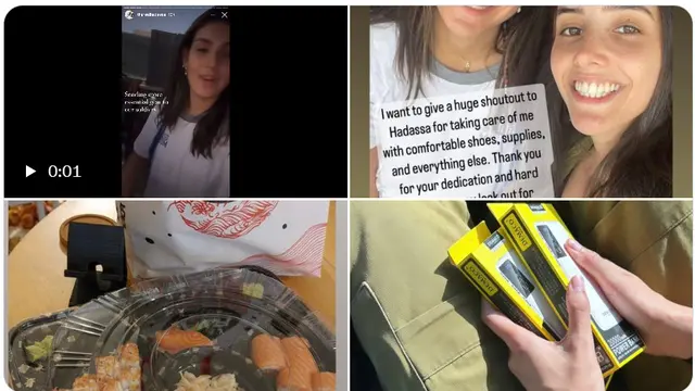 Viral Gadis Israel Bagikan Video TikTok A Day In My Life War Edition, Kontras dengan Situasi Palestina. Foto: Tangkapan layar twitter @ablasalma.