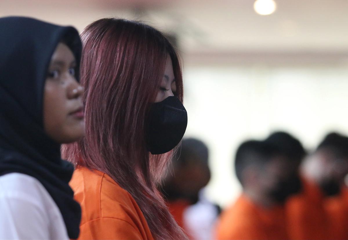 FOTO: Ratusan Warga Negara Asing Terjaring Operasi Wirawaspada 2025