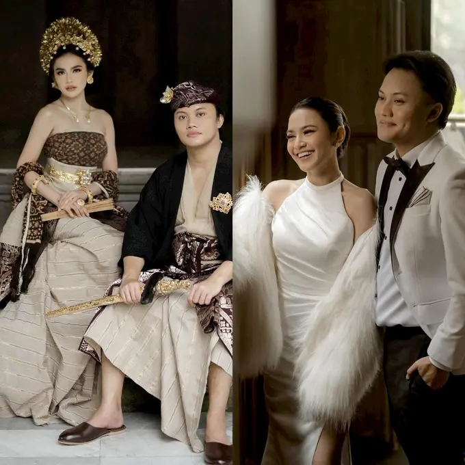6 Gaya Prewedding Memikat Pasutri Baru Rizky Febian dan Mahalini, dari Busana Tradisional Bali hingga Klasik
