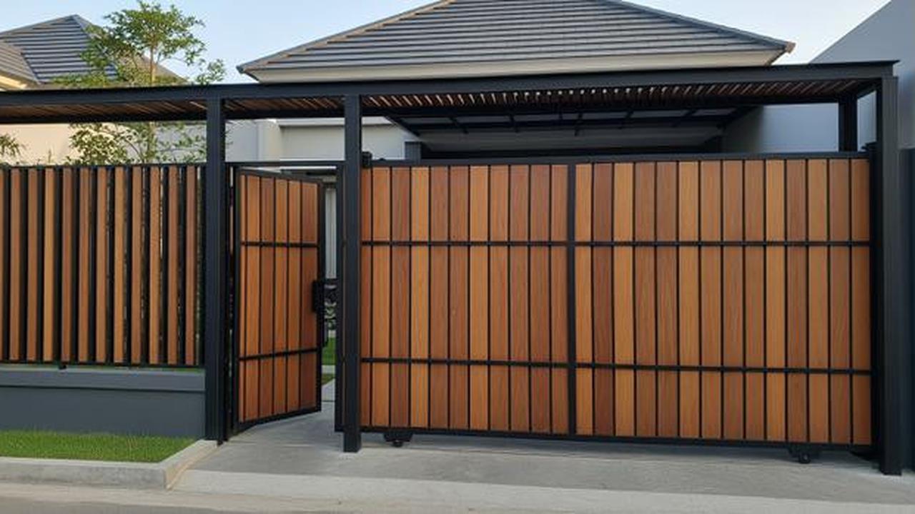 Merasa Rumah Kurang Aman? 10 Model Pagar Besi Tinggi Kombinasi Kayu Ini Bisa Dicoba