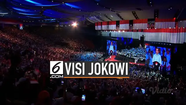 Presiden terpilih Jokowi menyampaikan pidato visi untuk pemerintahan periode 2019-2024. Dalam pidatonya itu, ia menyebut Indonesia akan jadi salah satu negara terkuat di dunia jika masyarakatnya bersatu.