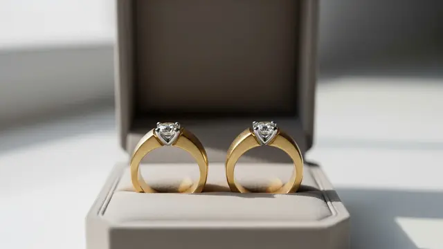 Cincin Chunky Gold Rings