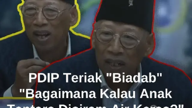 Emosi PDIP DPR Teriak 'Biadab': Bagaimana Kalau Anak Tentara yang Disiram Air Keras?