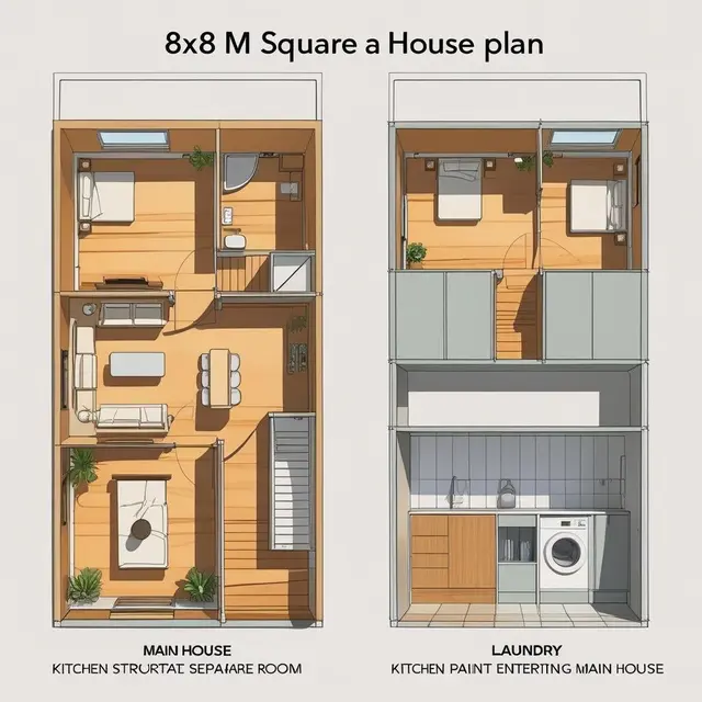 Denah Rumah Sederhana 3 Kamar