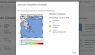Gempa hari ini, Selasa (4/6/2024) di Indonesia menggetarkan pukul 04:16:11 WIB di wilayah Konawe, Provinsi Sulawesi Tenggara (Sultra). (www.bmkg.go.id)