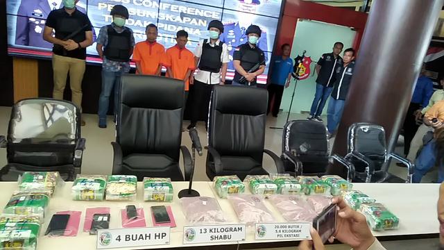 Satu Karung Narkoba Superman Nyaris Diedarkan di Palembang