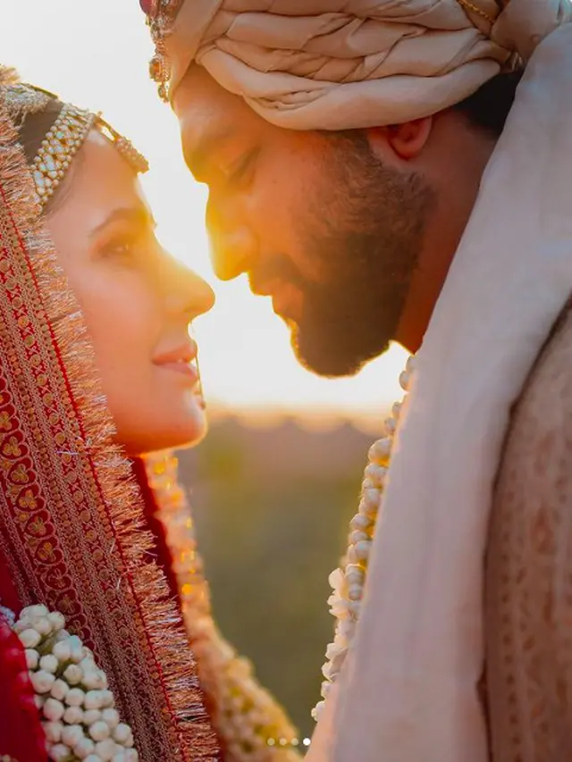 Potret pernikahan Katrina Kaif dan Vicky Kaushal