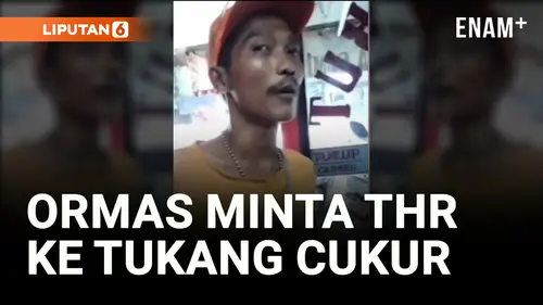 VIDEO: Oknum Ormas yang Minta THR ke Tukang Cukur Diamankan Polisi!
