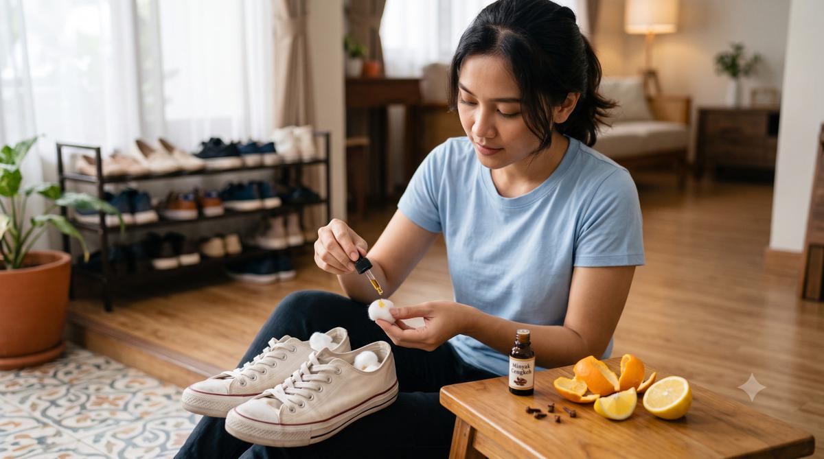 Trik Menghilangkan Bau Sepatu di Dalam Rumah