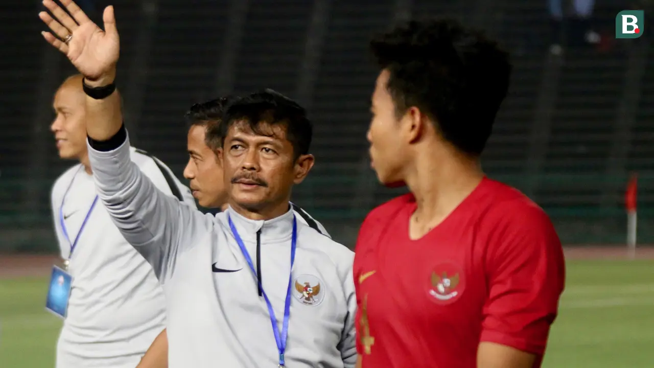 Indra Sjafri dan para pemain Timnas Indonesia U-22