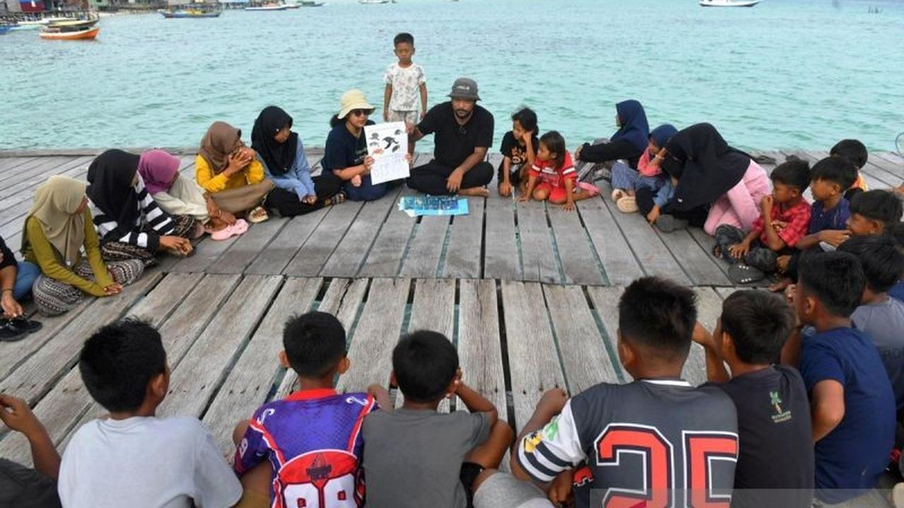YKAN dan Pemkab Berau Perkuat Edukasi Konservasi Penyu untuk Anak-anak