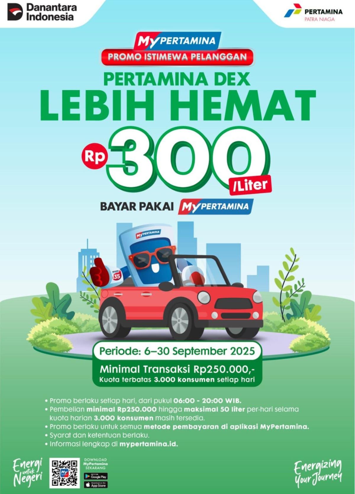 Promo Hemat Beli BBM Hingga Rp20 ribu dengan MyPertamina