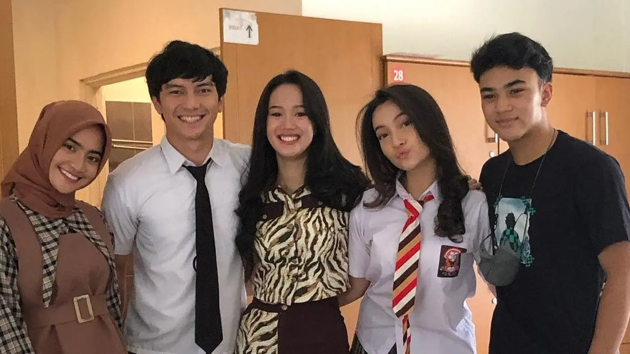 Megan Domani dan Farhan Rasyid tengah syuting Vidio Sinetron My Love My Enemy Season 2