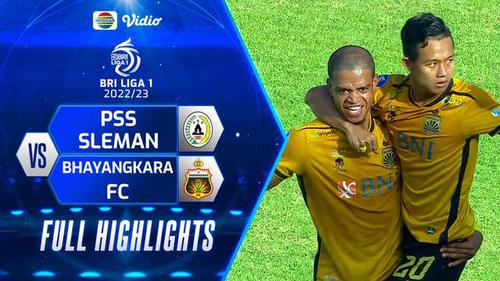 VIDEO: Highlights BRI Liga 1, Bhayangkara FC Kalahkan PSS Sleman 1-0