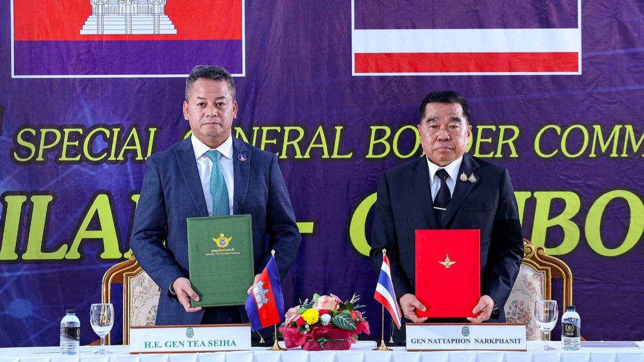 FOTO: Thailand dan Kamboja Sepakati Gencatan Senjata di Perbatasan