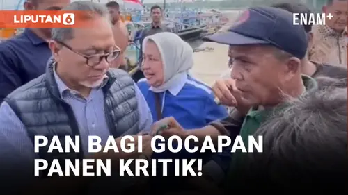 VIDEO: Ketum PAN Zulkifli Hasan Dikritik gegara Video Bagi Gocapan ke Nelayan