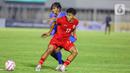 Sejak peluit laga dibunyikan, timnas Indonesia U-20 mencoba untuk mendominasi permainan. (Liputan6.com/Angga Yuniar)