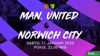 Premier League - Manchester United Vs Norwich City (Bola.com/Adreanus Titus)