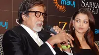 Amitabh Bachchan dan Aiswarya Rai (newsx)